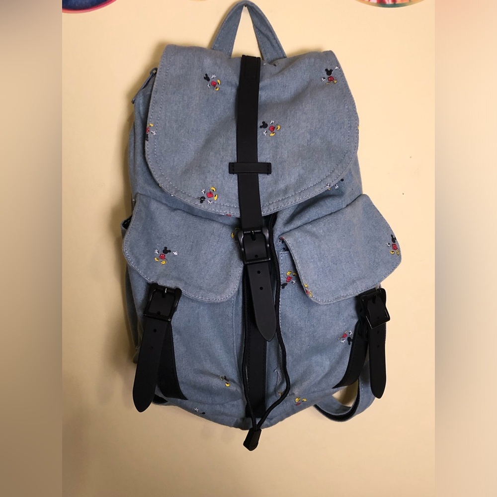 Disney x Hershel Demin Mickey Mouse Backpack